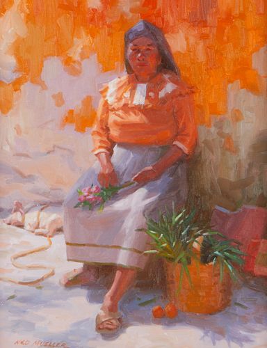 NED MUELLER "OAXACA WOMAN WITH