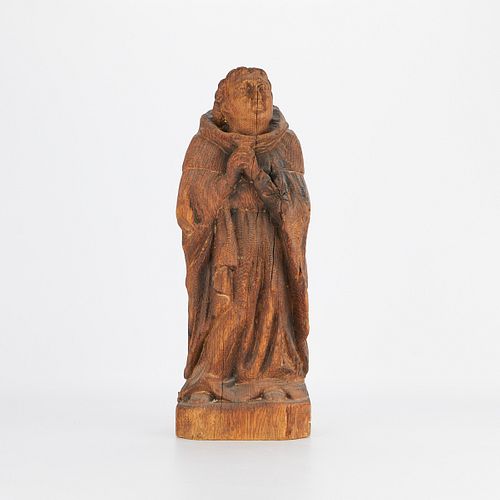 19TH C. CARVED WOOD SAINT SANTOS