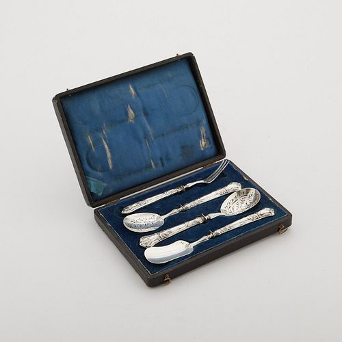 FRENCH 800 SILVER SERVING WARESet