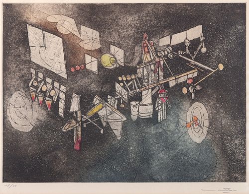 ROBERTO MATTA ABSTRACT INTAGLIO 37f2ce