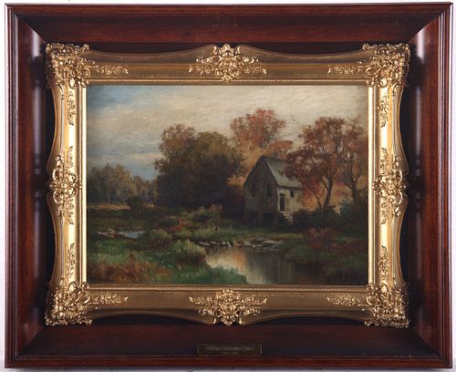 WILLIAM C BAUER OIL ON CANVAS 37f322