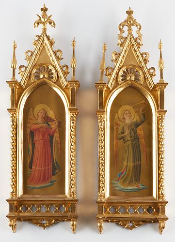 PAIR OF AFTER FRA ANGELICO ANGEL 37f338