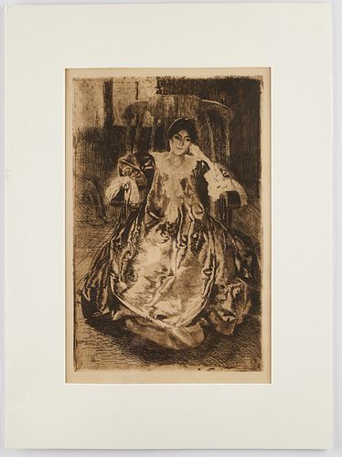 ALBERT BESNARD "LA ROBE DE SOIE"