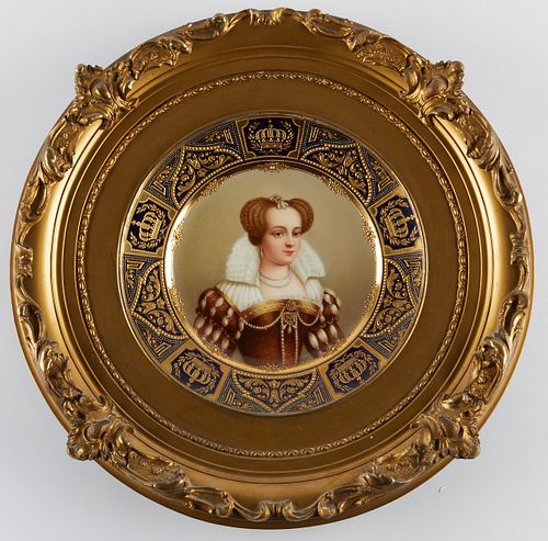 ROYAL VIENNA CABINET PLATE BY WAGNER