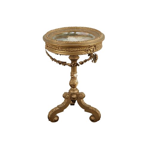 SEVRES STYLE CHARGER IN LOUIS XVI