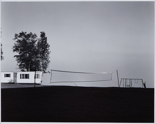 FRANK GOHLKE BADMINTON NET PHOTOGRAPH