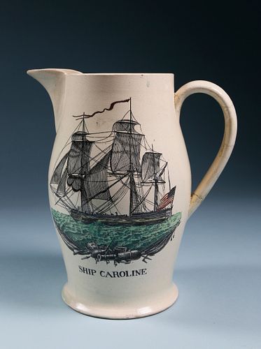 CREAMWARE LIVERPOOL JUG OF THE 37f4f5