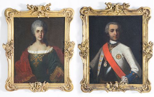 PAIR OF PORTRAITS DOROTHEA AUGUSTA 37f4fa