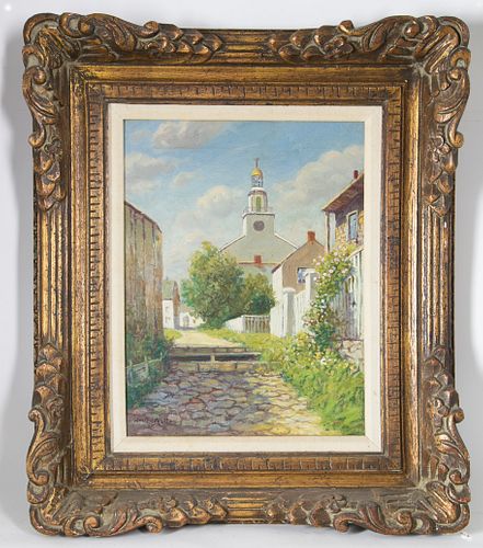 WILLIAM PASKELL OIL ON CANVAS STONE 37f503