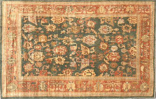 VINTAGE OUSHAK HAND WOVEN CARPETVintage