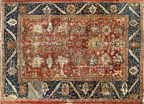 SULTANABAD HAND WOVEN CARPET, CIRCA