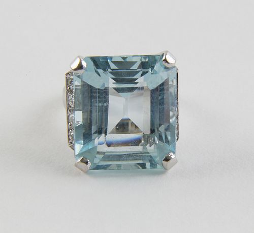 EMERALD CUT NATURAL AQUAMARINE 37f593