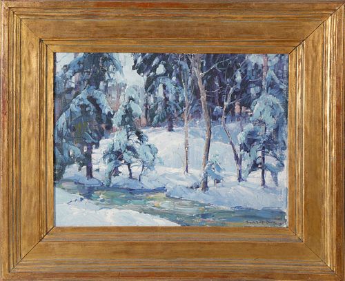 FRANK SWIFT CHASE OIL ON BOARD WINTER