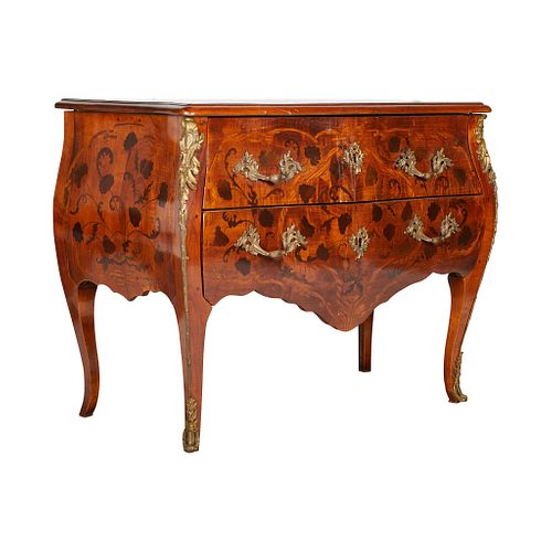 LOUIS XV STYLE MARQUETRY BOMBE 37f602