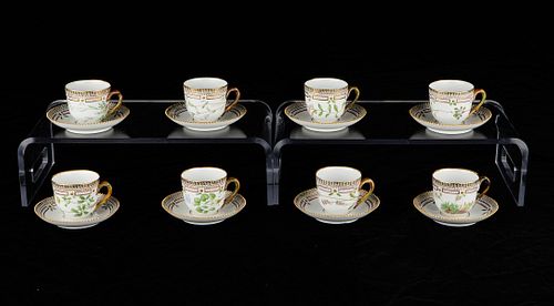 SET 8 FLORA DANICA DEMITASSE CUPS 37f6a8