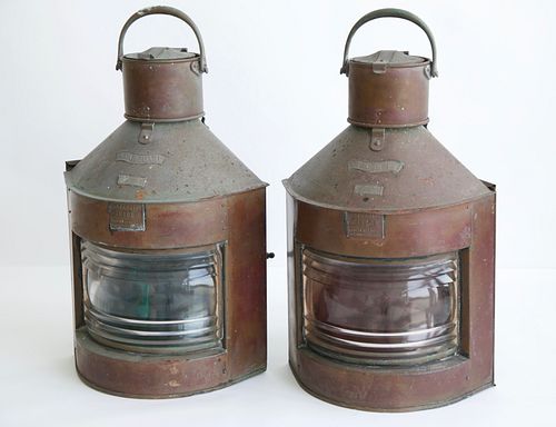 PAIR OF W.T. GEORGE & CO. LTD COPPER