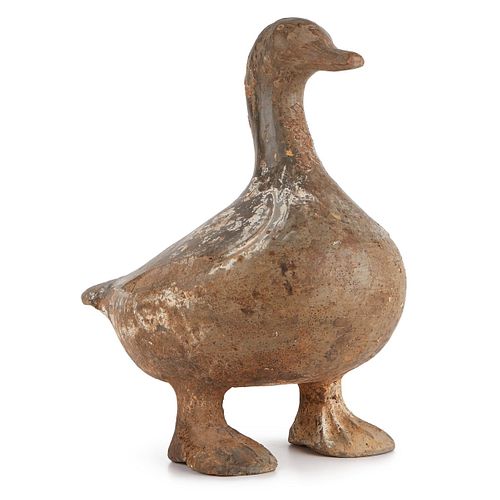 CHINESE HAN DYNASTY POTTERY TOMB DUCKOne