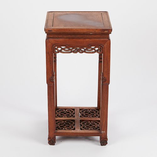 CHINESE CARVED WOODEN STAND W  37f910