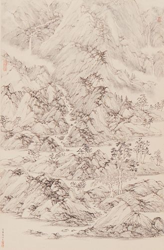 HANGING SCROLL PAINTING - ARNOLD