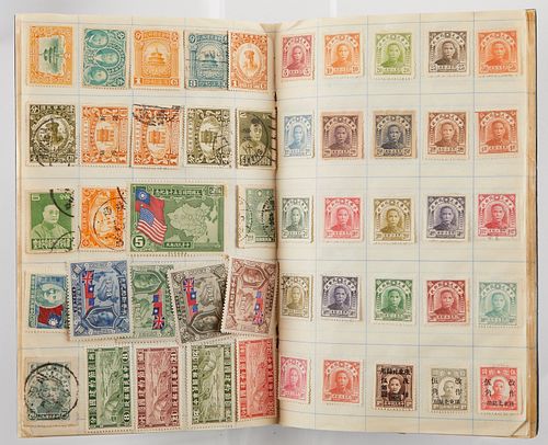LARGE VINTAGE CHINESE STAMP COLLECTION