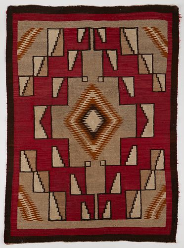 NAVAJO FLAT WEAVE RUGOne Navajo