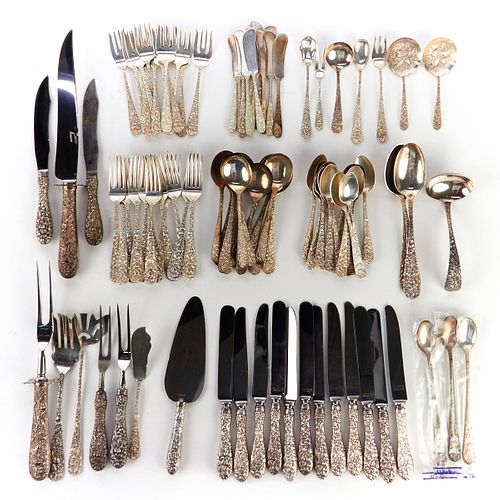 SET OF STIEFF STERLING SILVER FLATWARE