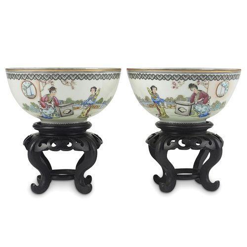 PAIR OF CHINESE REPUBLIC EGGSHELL 37fa95