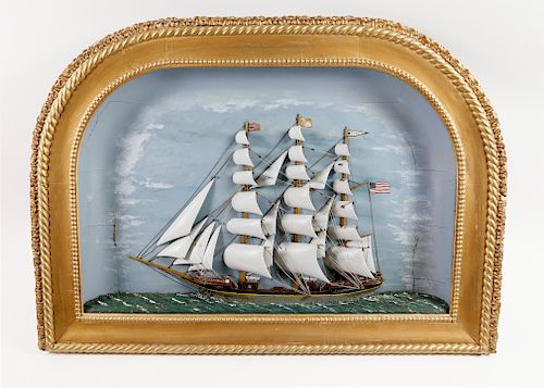 AMERICAN DIORAMA SHADOWBOX OF A