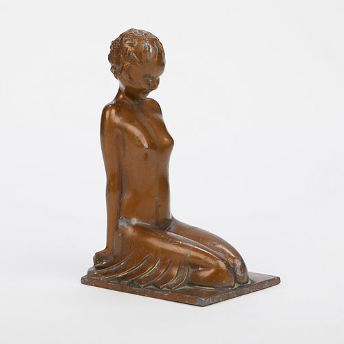 FRANKART NY QUOIZEL ART DECO METAL NUDEFrankart,