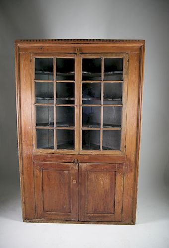 18TH CENTURY NANTUCKET PINE GLAZED 37fbad