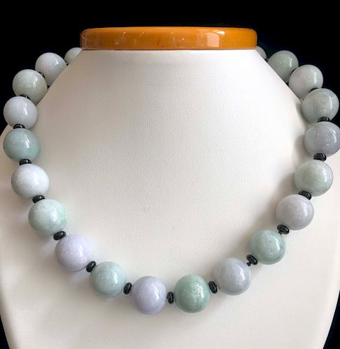 18MM LIGHT LAVENDER AND GREEN JADE