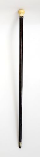 IVORY KNOT WALKING STICK CIRCA 37fbce