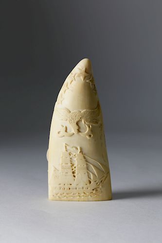 WHALEMAN CARVED AND SCRIMSHAW SPERM 37fc06