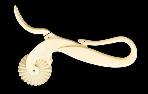 WHALEMAN MADE WHALE IVORY AND WHALEBONE