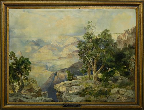 THOMAS MORAN COLOR CHROMOLITHOGRAPH