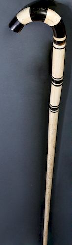 WHALER MADE WHALE IVORY HORN AND 37fc83