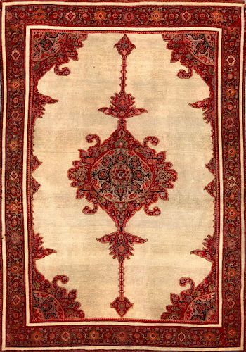 PERSIAN MALAYER HAND-KNOTTED ORIENTAL