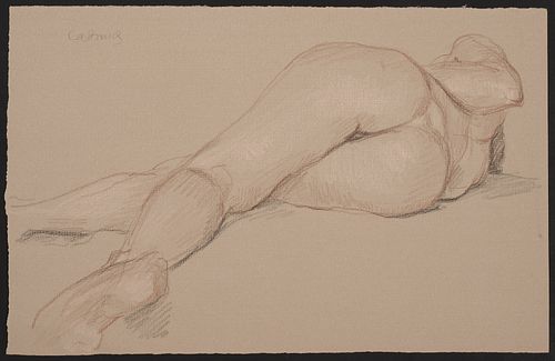 PAUL CADMUS LYING NUDE BACK VIEW