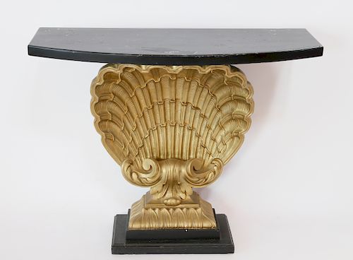 GILDED SHELL DECORATED CONSOLE 37fed8