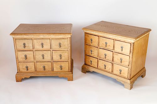 PAIR OF 19TH CENTURY ENGLISH OAK