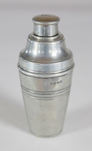 ENGLISH PEWTER COCKTAIL SHAKEREnglish