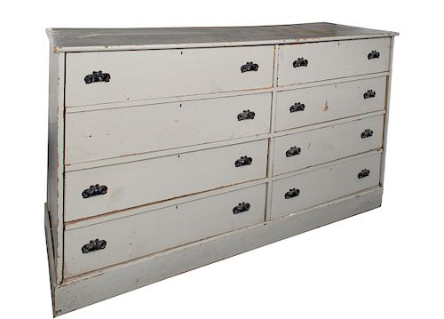 EARLY PAINTED 8 DRAWER APOTHECARY 37d8ea