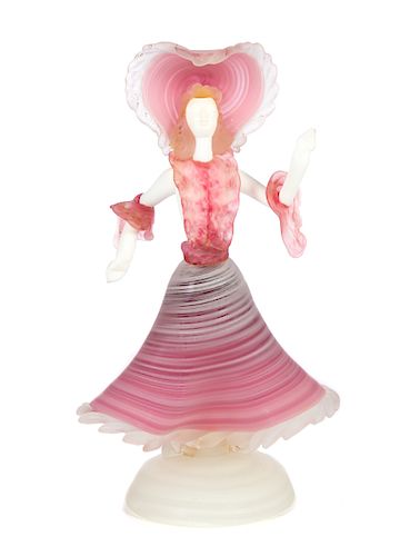 VENETIAN MURANO ART GLASS WOMAN 37d8f9