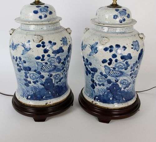 PAIR OF CONTEMPORARY CHINESE CANTON