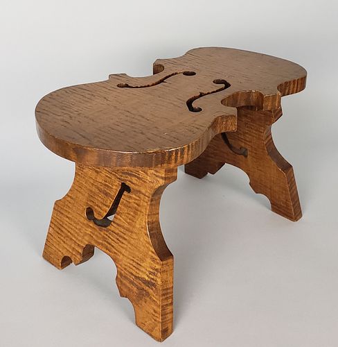 SOLID TIGER MAPLE FIDDLE SHAPED 37d97e