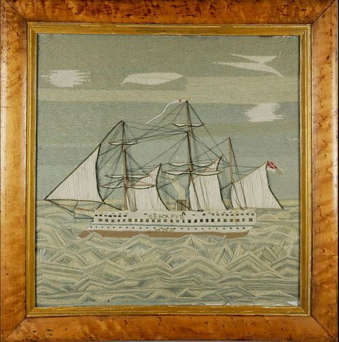 ENGLISH WOOLIE STEAM-SAIL SHIP