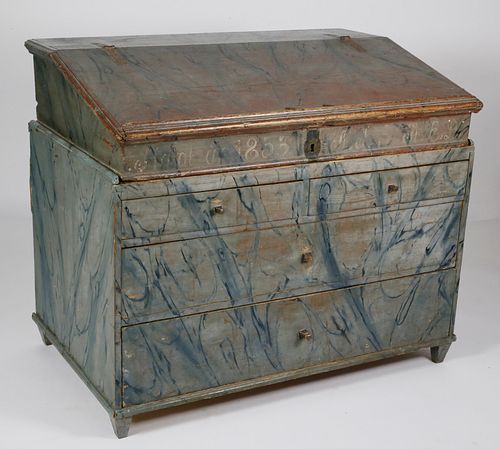 ANTIQUE GUSTAVIAN SWEDISH PAINT