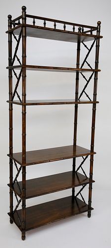 DECORATIVE SIX TIER FAUX BAMBOO 37d9c4