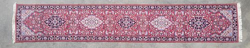 VINTAGE HAND KNOTTED ORIENTAL CARPET