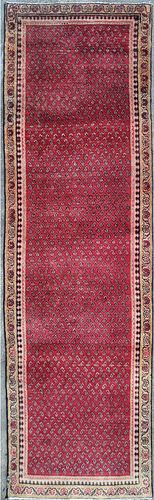 VINTAGE HAND KNOTTED MAHAL CARPET